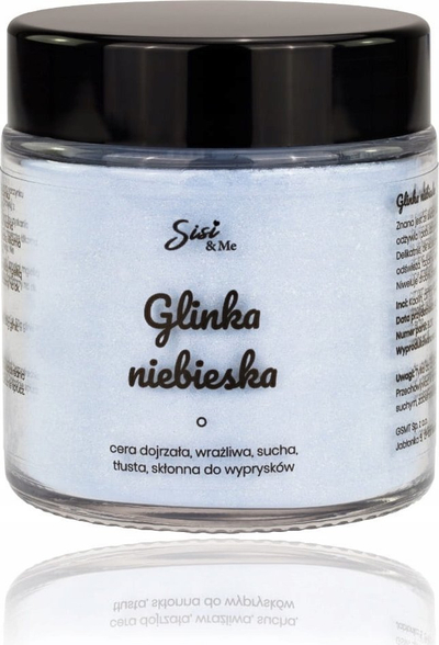 Argjilë fytyre Sisi &amp; Me Blue, për lëkurë të hollë dhe të ndjeshme, 100g, blu
