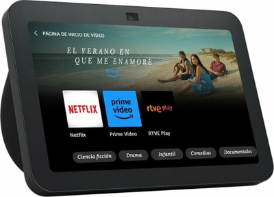Altoparlant i zgjuar Amazon Echo Show 8 B0BLS3B3QL, ekran 8\" HD, kamer 13 MP, i zi