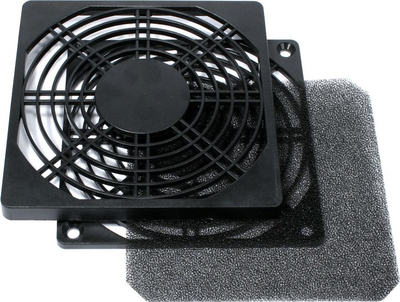 Filtër ventilatori Cooltek Grille 80, 80mm, plastik, i zi