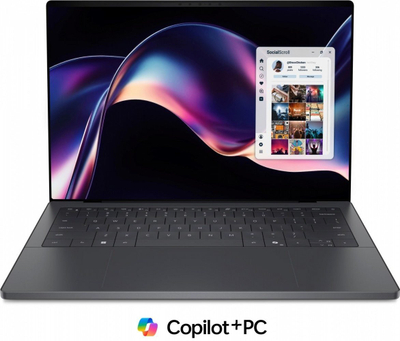 Laptop Dell XPS 14 DA14260, 14" 2.8K TOUCH, Core Ultra X7, 32GB 2TB SSD, i zi