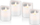 Set qirinjsh LED Goobay 74365, 4 copë, me timer, të bardhë