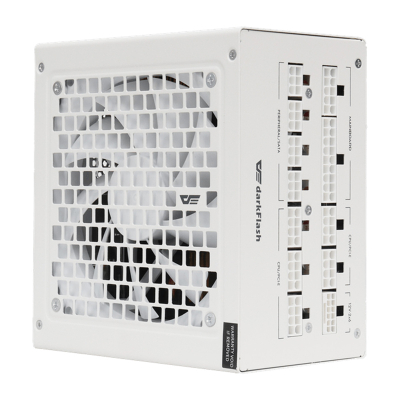 Furnizues energjie Darkflash PMT1050, 1050W, 80 Plus Gold, ATX, i bardhë