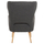 Kolltuk Mylie 66x75x93Hcm (HM8394.21), gri