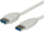 Kabllo USB 3.0 Value Type A në A, 0.8 m, e bardhë