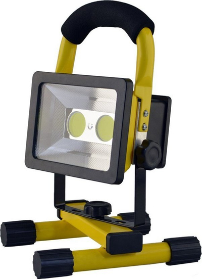 Reflektor portativ LED, 30W, me bateri të rikarikueshme, i papërshkueshëm nga uji, dritë e bardhë