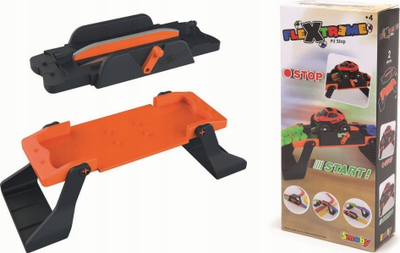 Aksesor pistë garash Smoby FleXtreme Pit Stop, 2 në 1, 38 cm, portokalli e zezë
