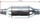 Katalizator sport universal FI 50, për motor 3–5L, EURO 3, çelik inoks