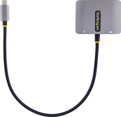 Përshtatës video USB C StarTech.com HB30C4A, HDMI VGA 4K 60Hz, audio 3.5mm, PD 100W