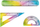 Set gjeometrik Keyroad Rainbow Deco, fleksibël, vizore 20cm trekëndësh 18cm transportuer 10cm, shumëngjyrësh