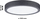 Plafoniere LED Paulmann Cosara, 15W, Ø30 cm, gri e errët