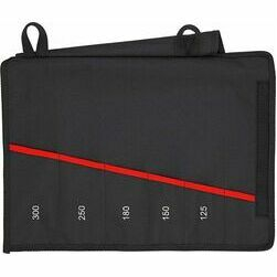 Çantë veglash Knipex Roll Up, me 5 xhepa, e zezë