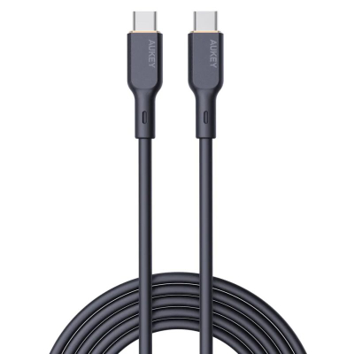 Kabllo USB Aukey CB-SCC101, USB-C në USB-C, 1 m, 100W, i zi