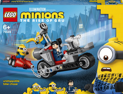 Lojë LEGO Minions Unstoppable Bike Away (75549)