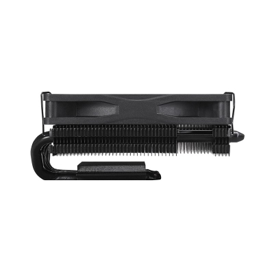 Ftohës CPU Chieftec Low Profile 45mm, 5 heatpipe, i zi