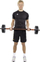 Set dambellash dhe shufre Pure2Improve Hybrid, 40kg, i zi