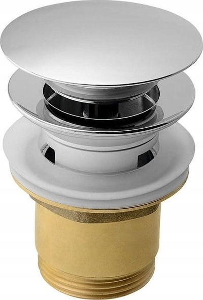 Tap lavamani click clack, diametër 66mm, krom