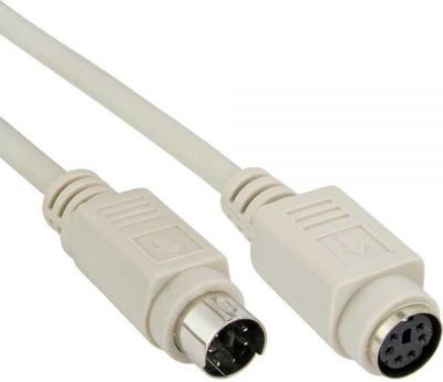 Kabllo InLine PS/2 - PS/2, 5m, e hirtë