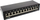 Patch panel INLINE CAT 6a, 12 porta RJ-45, ngjyrë e zezë