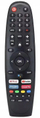 Telekomandë TV Lamex Pilot RTV LXP4382, zëvendësuese për Blaupunkt, gri