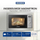 Mikrovalë inkaso Heinner HMW-MDBI28GDIX, 28L, 900W, inox