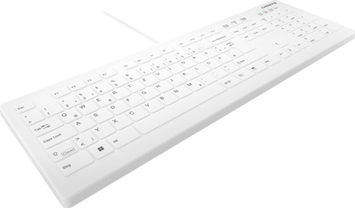Tastierë mjekësore Cherry AK Active Key QuickClean, me kabllo, e bardhë