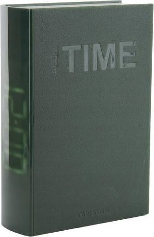 Orë me zile Karlsson Book, ekran LED, plastike ABS, jeshile