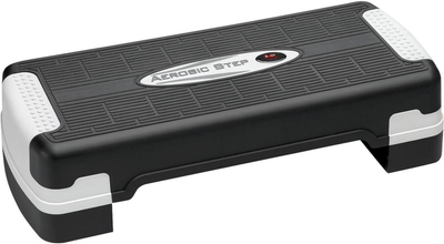 Платформа степ BSB Step Slim 580, 2 нивоа 10 15 cm, пластика, сива