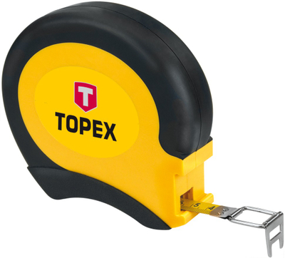 Metër matës çeliku Topex, 30 m, 13 mm, verdhë e zezë