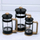 French press për kafe dhe çaj Klausberg, 600ml, xham borosilikat, i zi