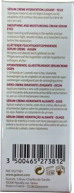 Krem serum për sy Guinot Hydrazone Eye, për lagështim, 15ml