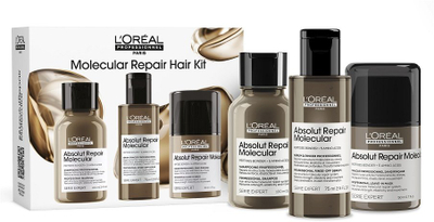 Set për flokë L’Oréal Professionnel Absolut Repair Molecular, serum 75ml, shampo 100ml, maskë 50ml
