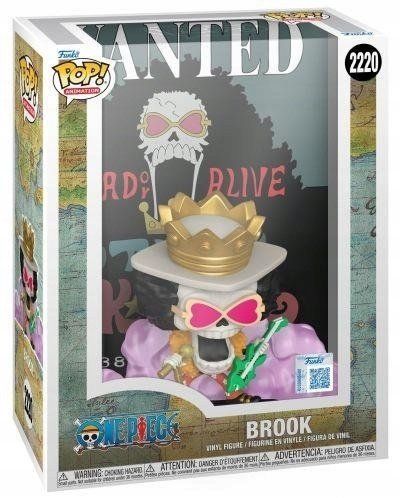 Figurë koleksionare Funko Pop One Piece Brook Wanted Poster 2220, TargetCon Exclusive, multicolor
