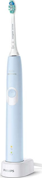 Furçë dhëmbësh elektrike Philips Sonicare ProtectiveClean 4300 HX6803/04, sonike, me sensor presioni, blu e çelët
