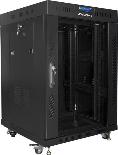 Kabinet rack Lanberg Free Standing 19", 15U, 600x600, i zi