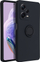 Mbrojtëse silikoni me unazë për Xiaomi Redmi Note 12 Pro+ 5G, magnetike, e zezë