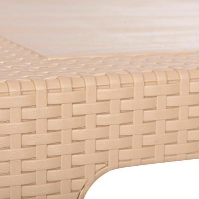 Tavolinë drejtkëndëshe polipropileni Todor 140x80x75Hcm (HM6147.04)