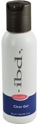 Xhel ndërtues për thonj IBD Flexible Clear Gel, transparent, 56g