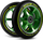 Rrota trotineti Soke Scooter Wheels 110 mm, set 2 copë, jeshile