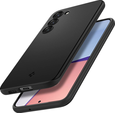 Këse telefoni Spigen Thin Fit, Samsung Galaxy S23, e zezë