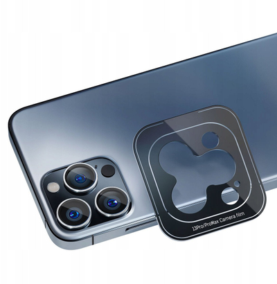 Stiker mbrojtës 3mk Lens Protection Pro për kamerën, Samsung Galaxy S24 FE, xham i temperum, i zi