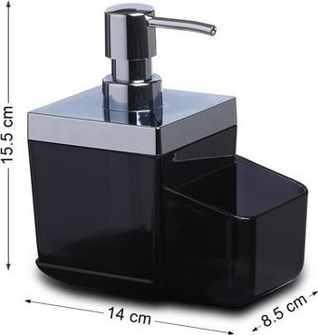 Dozator sapuni për kuzhinë Stilo Tuscany, 440 ml, plastikë, gri