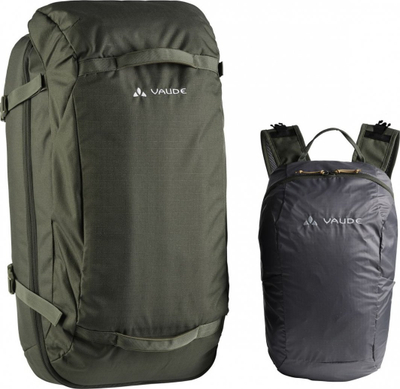 Çantë shpine për hiking Vaude Mundo, 50 L + 12 L, e gjelbër