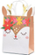 Qese dhurate PartyDeco Gift Bag Deer, 31.5 x 27 x 10 cm, me drer, shumëngjyrëshe
