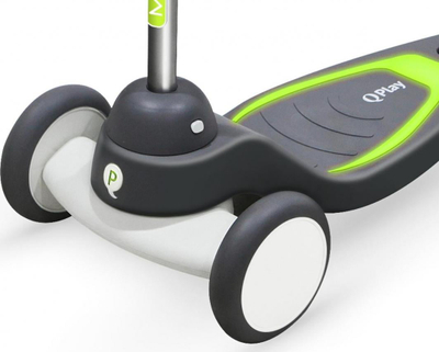 Trotinet balancues Qplay Mika, 3 rrota, LED, jeshil