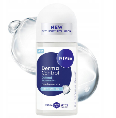 Deodorant roll on NIVEA Derma Control Defend, antiperspirant, 50ml