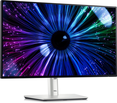 Monitor Dell UltraSharp U2424HE, 23.8", FHD, USB C Hub, i zi argjendtë