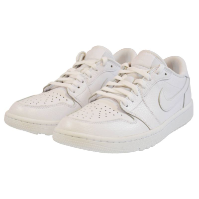 Këpuca golf Nike Jordan 1 Retro Low, Triple White, e bardhë
