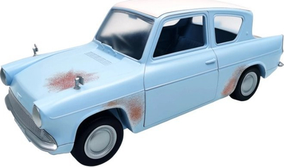 Set lodër Harry Potter Ron, makinë Ford Anglia fluturuese, me dy kukulla, blu