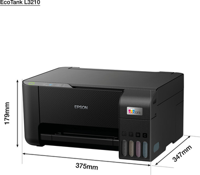Printer Epson EcoTank L3210, sistem tank