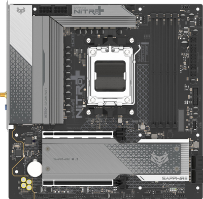 Pllakë amë Sapphire Nitro+ B850M WiFi, Socket AM5, DDR5, Micro ATX